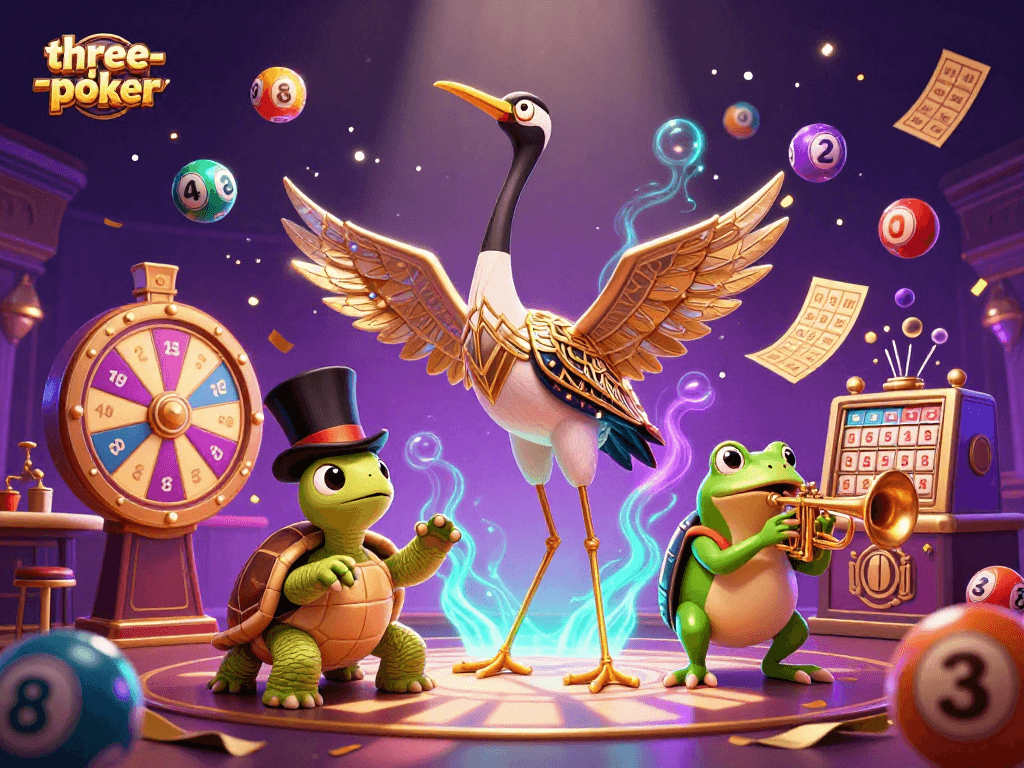 Experience thrilling three-card-poker at a vibrant speakeasy, complete with lively casino elements.