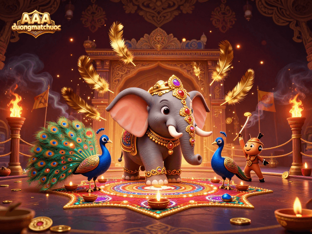 Experience the excitement of duongmatchuoc with this vibrant casino illustration showcasing gambling elements.