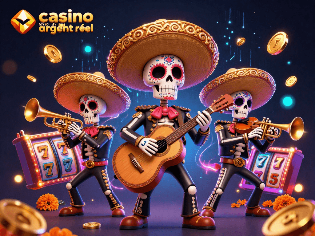 Jouez sur un casino en ligne argent réel avec une ambiance festive, mariant musique et jeux de casino.