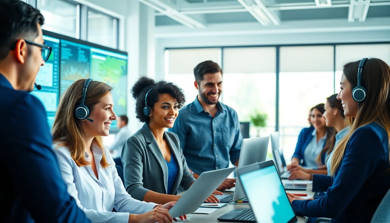 Provide expert it business support with a professional IT team collaborating.
