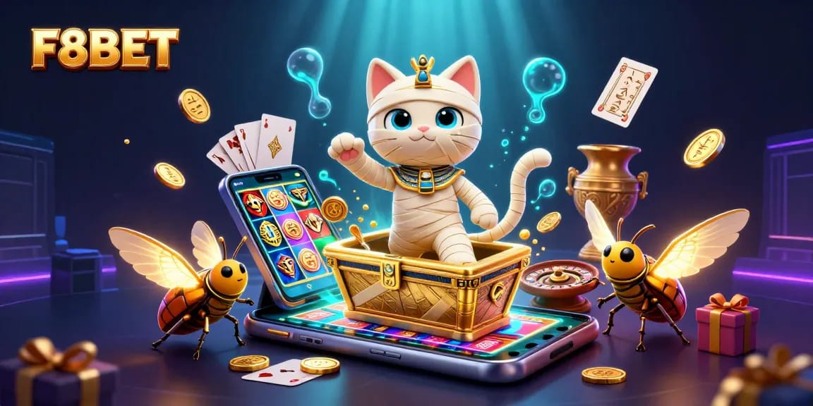 Spin and win with F8BET's thrilling slot games amidst golden treasures and ancient legends.