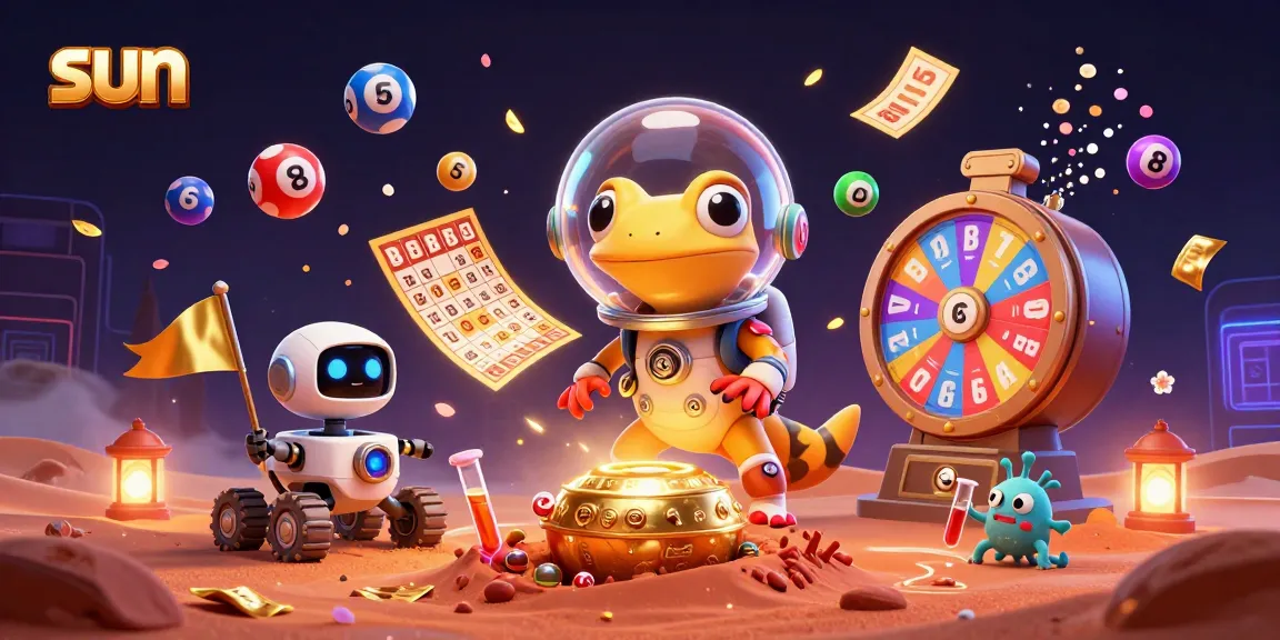 Experience the thrill of gambling with sunny casino adventures in this vibrant illustration.