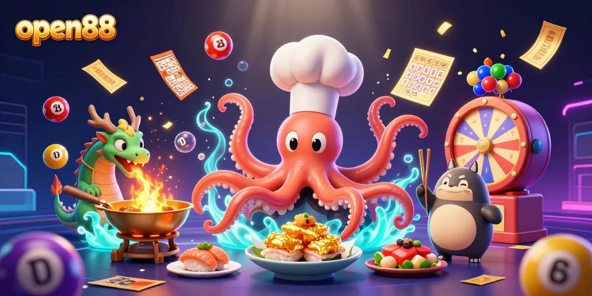 Engage with open88's dynamic casino experience featuring vibrant characters and exciting game elements.