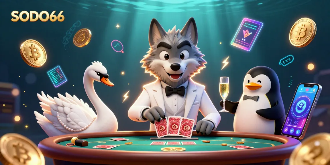 SODO66 invites players to win big at a baccarat table with unique 3D characters and stylish gaming elements.