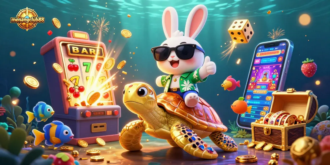Experience the thrill of menangclub88 with a vibrant casino-themed underwater adventure.