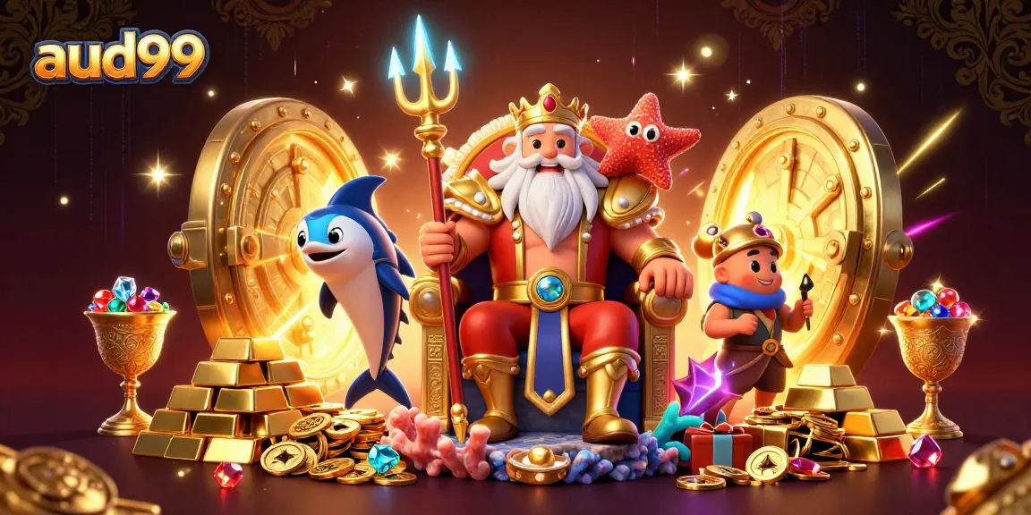 Win big on aud99-themed slots with Neptune and excitement in a vibrant casino scene.
