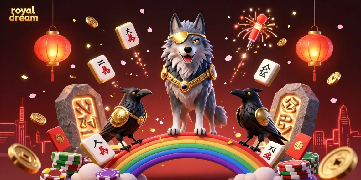 Isi ulang permainan Royal Dream dengan slot chip dan koin keberuntungan yang berkilauan.