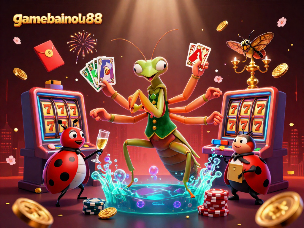 Engage with gamebainohu88 to experience thrilling casino adventures with unique characters and vibrant visuals.