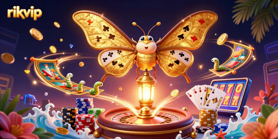 Engage with the exciting world of rikvip featuring vibrant casino scenes and golden treasures.