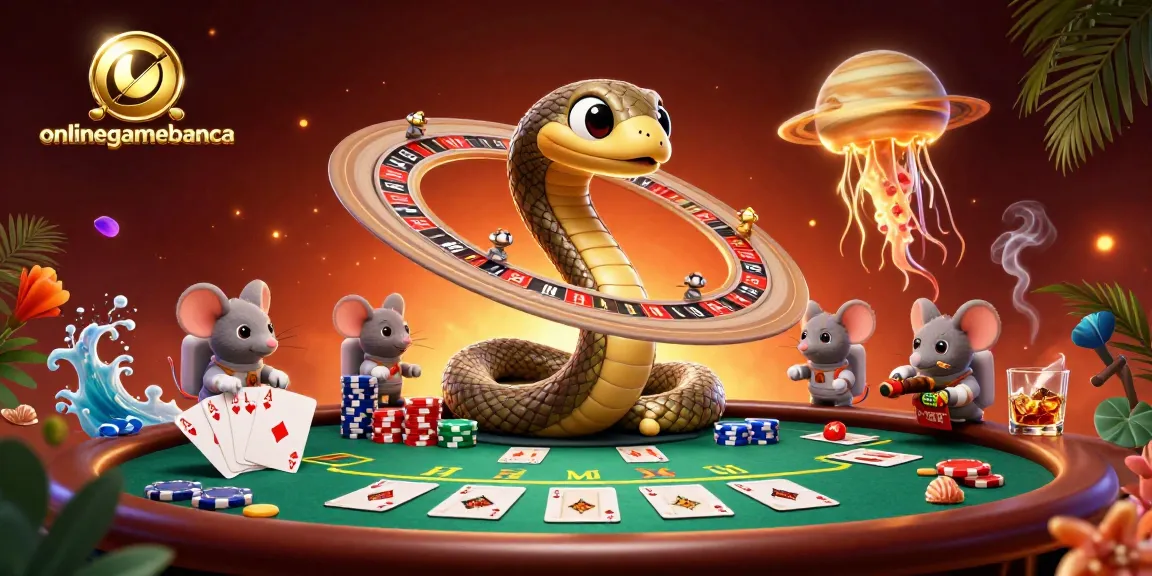 Experience thrilling gameplay at onlinegamebanca with energetic cosmic casino elements.