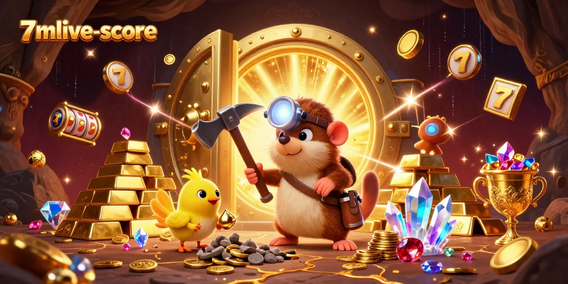 Experience the thrill of winning at 7mlive-score with dynamic casino elements and vibrant treasure.