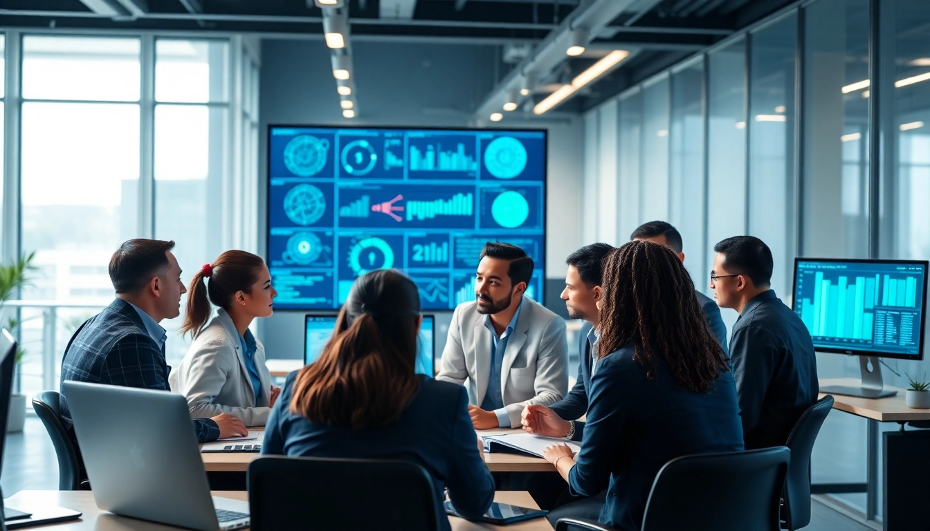 Understanding cyber essentials uk with a professional cybersecurity team in action.