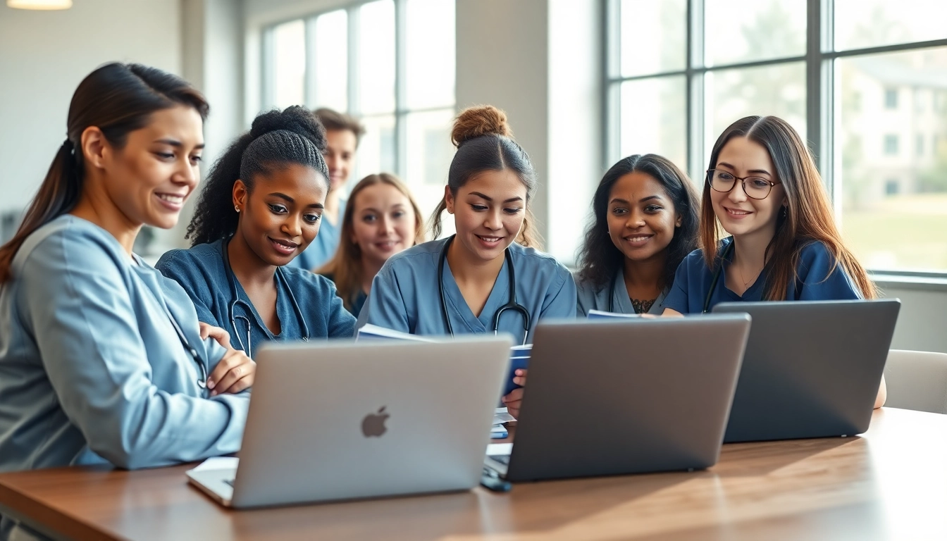 Students engaged in session at Houston Trusted Nclex review center, showcasing dedication and collaboration.
