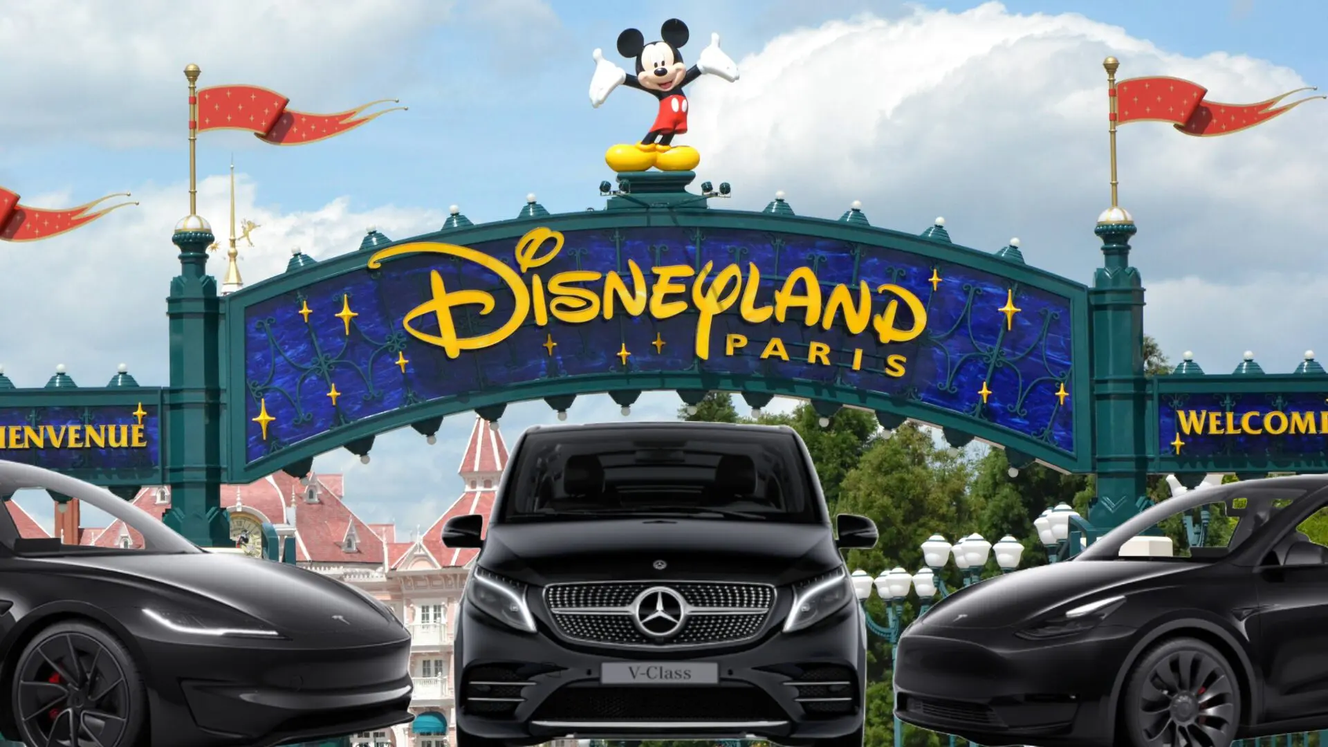 Fixed Price Taxi from charles de gaulle to disneyland paris Service