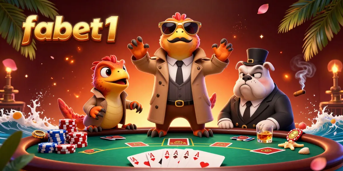 Experience fabet1 where three raptors try to bluff their way into a VIP casino lounge amidst poker chaos.