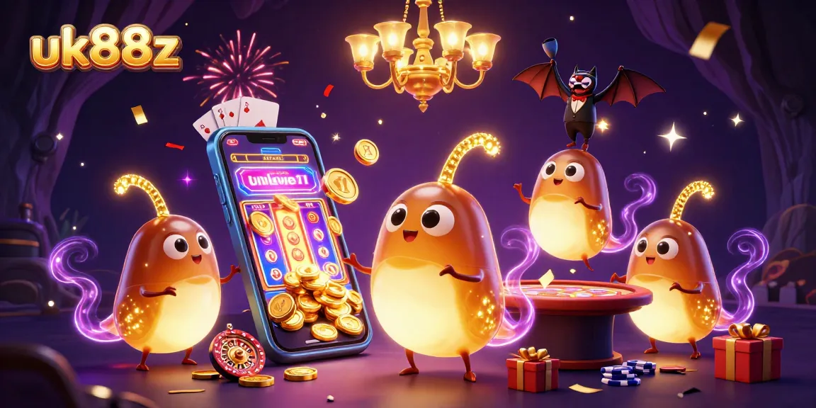 Engage in the exciting world of uk88z with glowworms lighting a cave casino filled with games.
