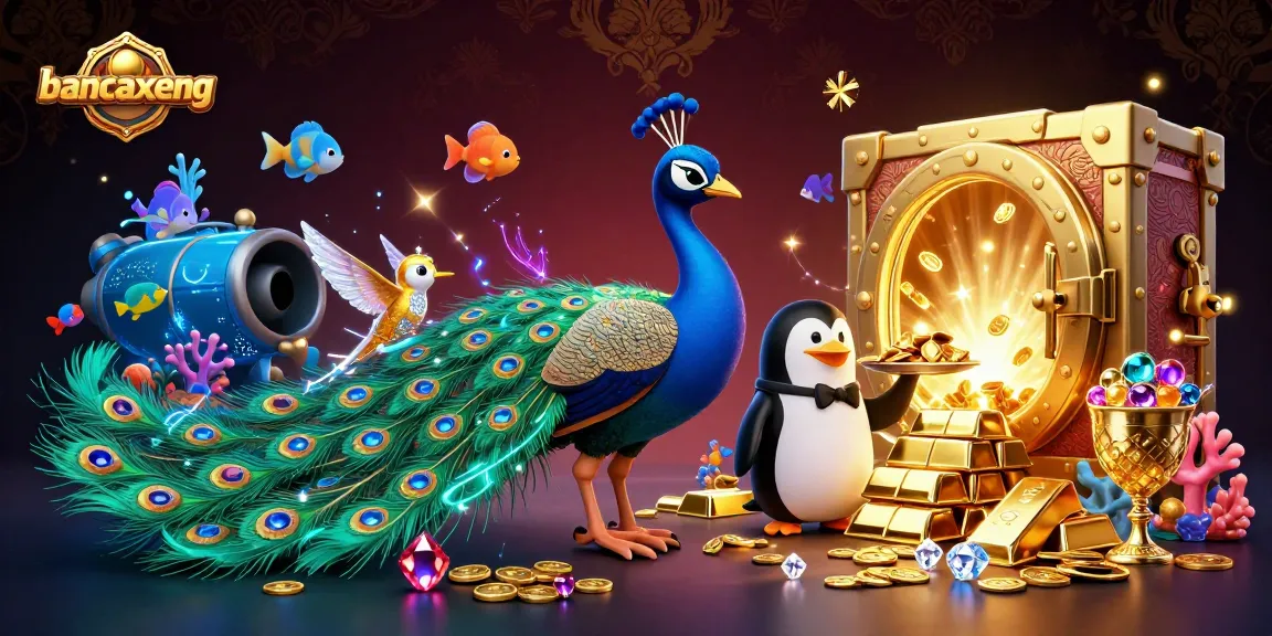 bancaxeng immerses players in an engaging underwater fish shooting game, featuring vibrant sea creatures and dynamic elements.