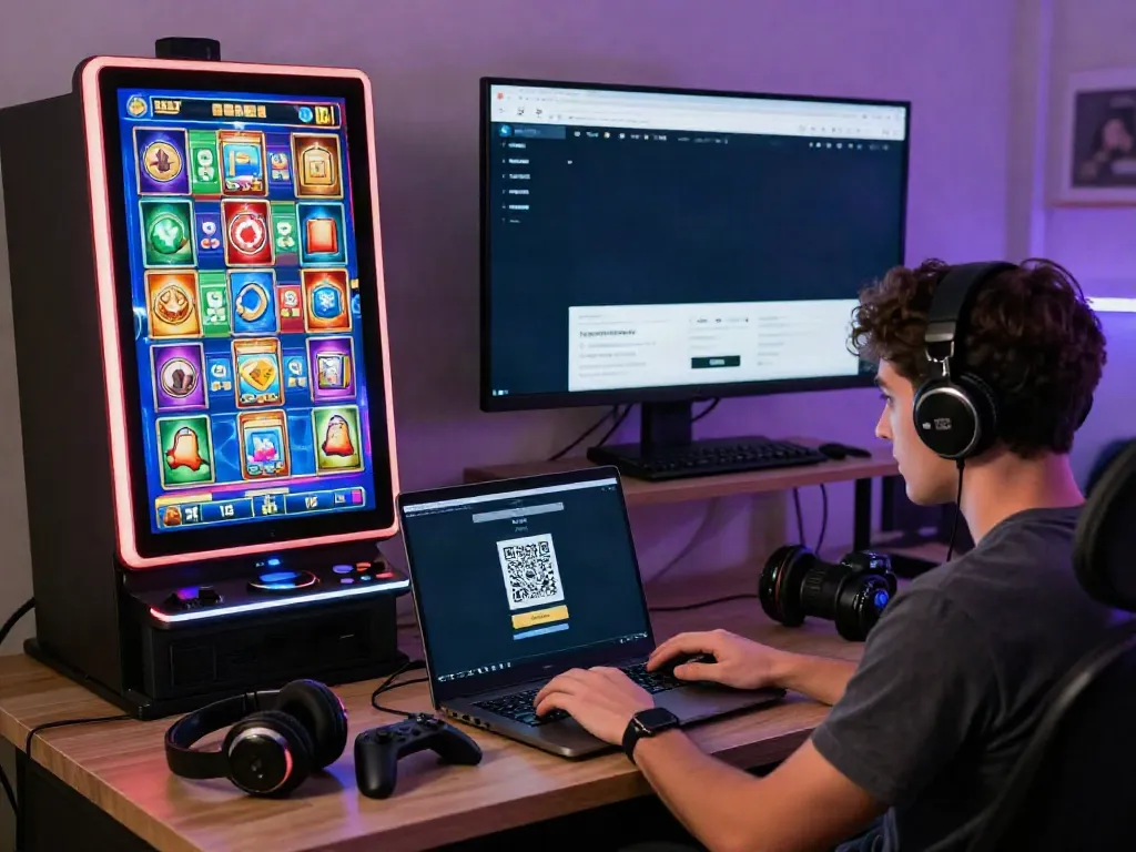 Exciting online slot gacor gameplay setup with vibrant graphics and engaging user.