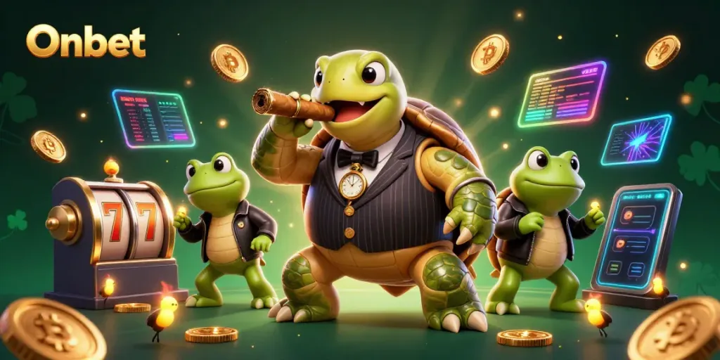 Experience high-energy gameplay at Onbet with vibrant casino action featuring unique characters and game elements.