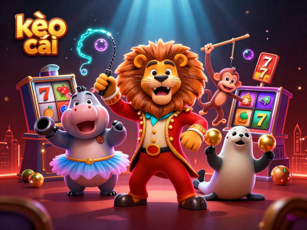Engage with kèo nhà cái in a vibrant, immersive casino atmosphere featuring dynamic characters and games.