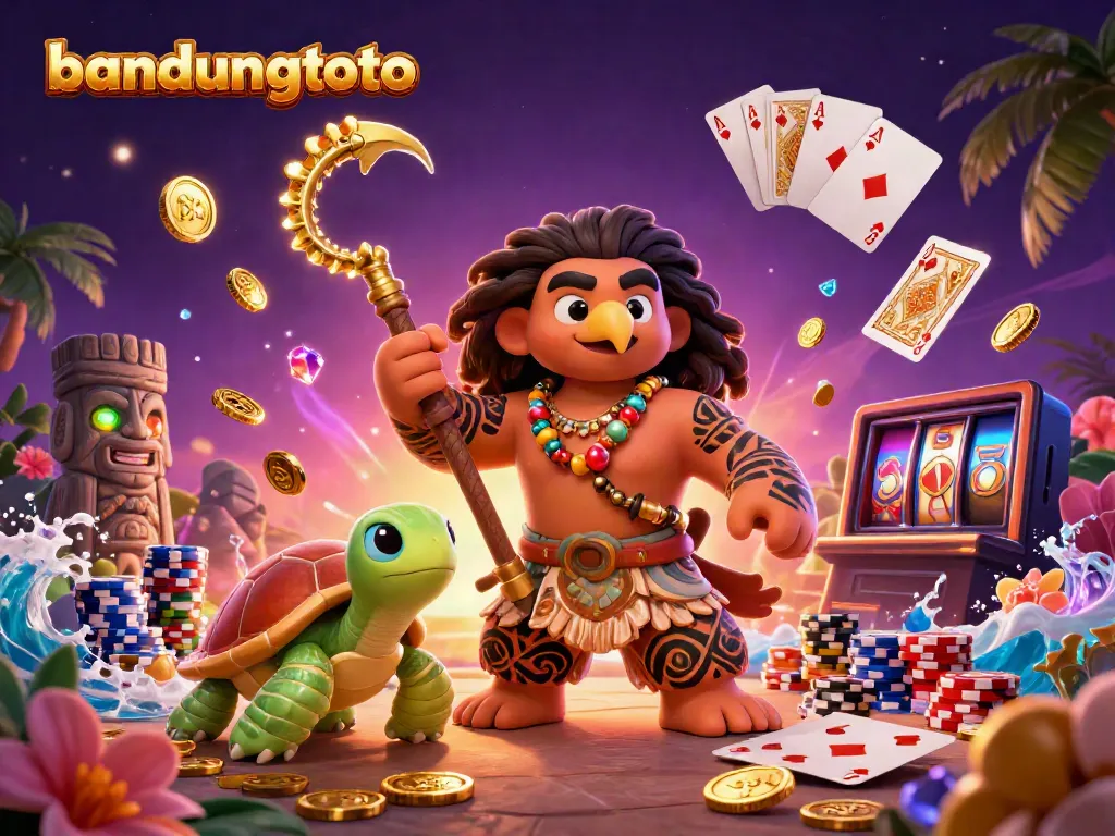Experience bandungtoto's vibrant gaming atmosphere with thrilling casino elements and dynamic characters.