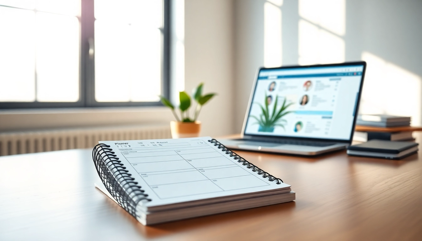 Organize Your Life With AI through a professional workspace featuring a digital planner and AI tools.