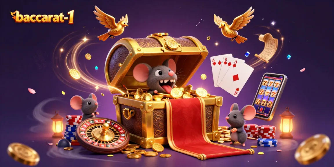 Engage with baccarat-1’s thrilling 3D cartoon casino adventure featuring vibrant treasures and dynamic game elements.