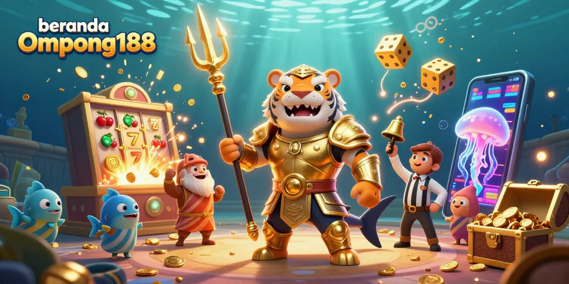 Beranda Ompong188: Menangkan jackpot dengan slot dan karakter kasino yang bersemangat.