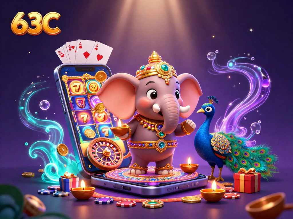 Jogue no emocionante cassino 63C e ganhe prêmios com a sorte dos elefantes da Diwali!