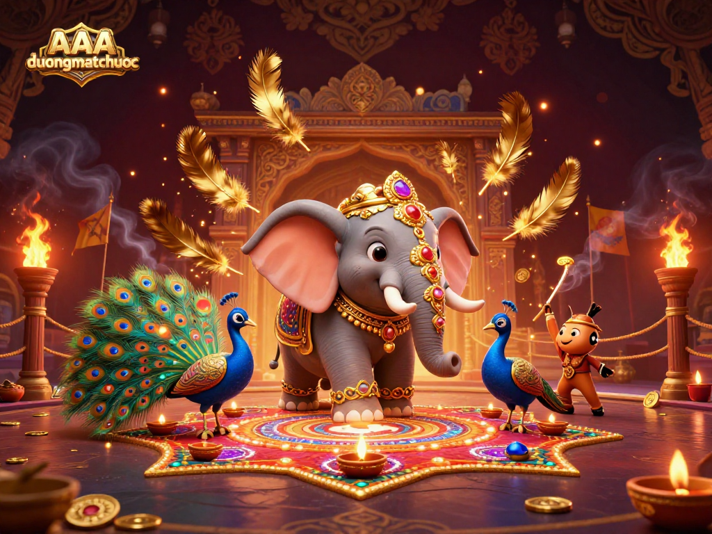 Experience the excitement of duongmatchuoc with this vibrant casino illustration showcasing gambling elements.