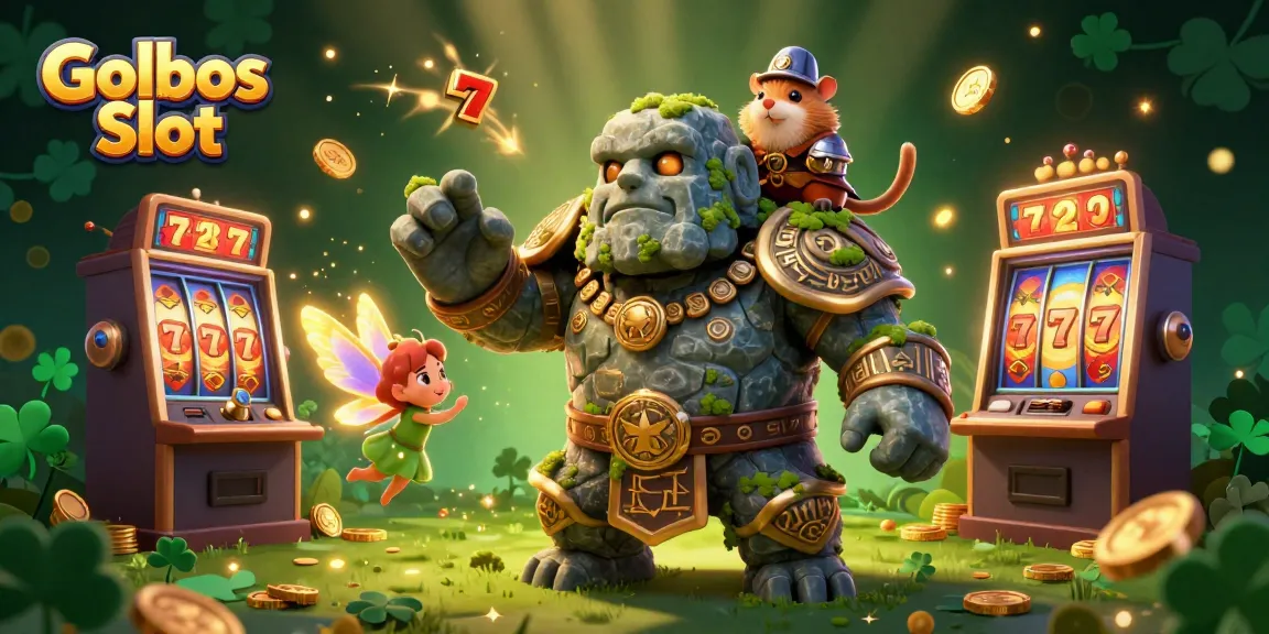 Experience thrilling wins with Golbos Slot featuring dynamic slot machines and enchanting characters.