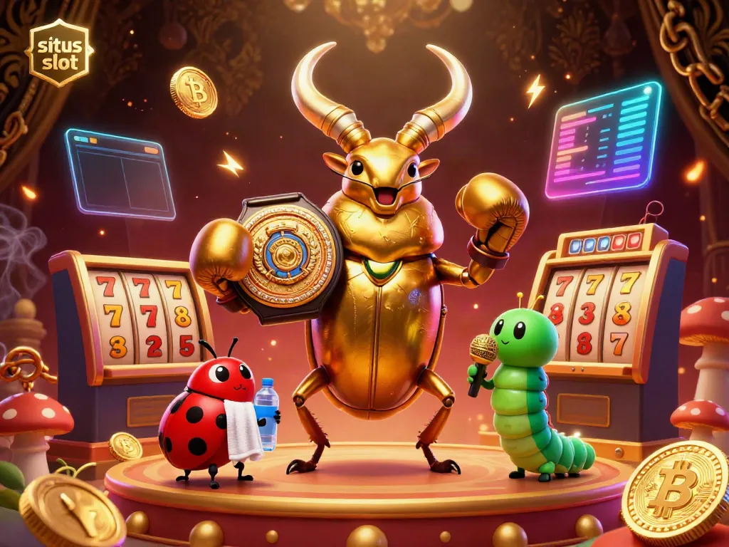Engage in thrilling situs slot gameplay with dynamic characters and vibrant game elements.
