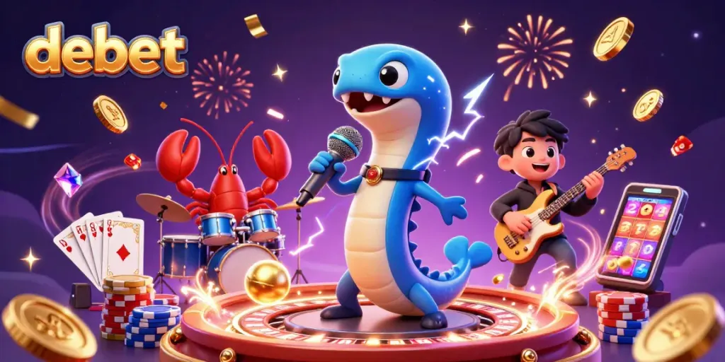 Spin the reels and win big with debet's vibrant casino entertainment experience.