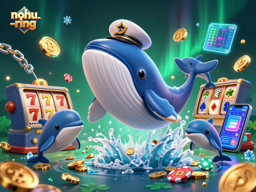 Engage with nohu-ring and discover the fun of jackpot slots amidst playful characters and gold coins.