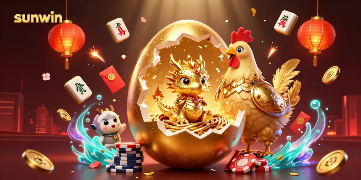 Experience winning strategies with sunwin's dynamic golden dragon and poker chips scene.