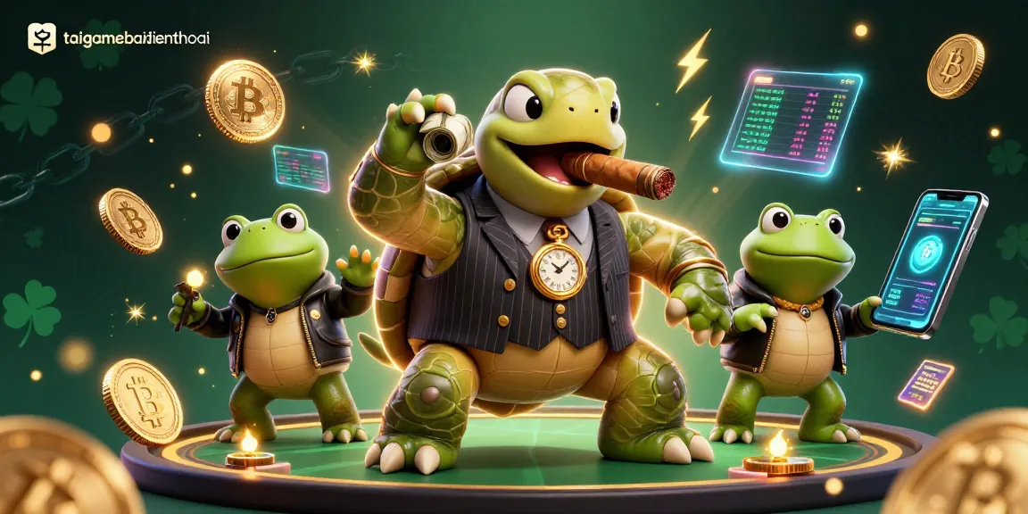 Engage in gaming excitement at taigamebaidienthoai with a vibrant 3D casino scene.