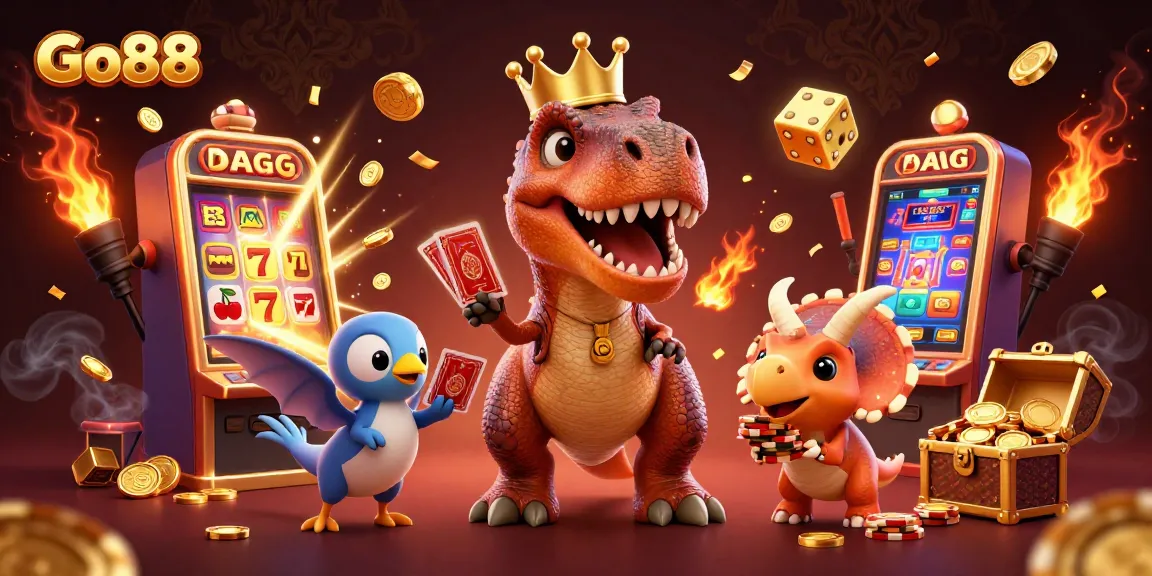 Play exciting games at Go88 with fun characters and dynamic casino elements all around.