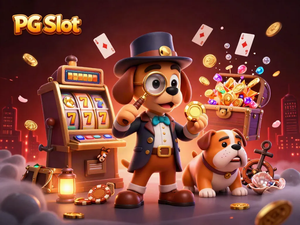 Menggali petunjuk dalam PG Slot, detektif Bloodhound dan bulldog Watson di dunia kasino yang mempesona.