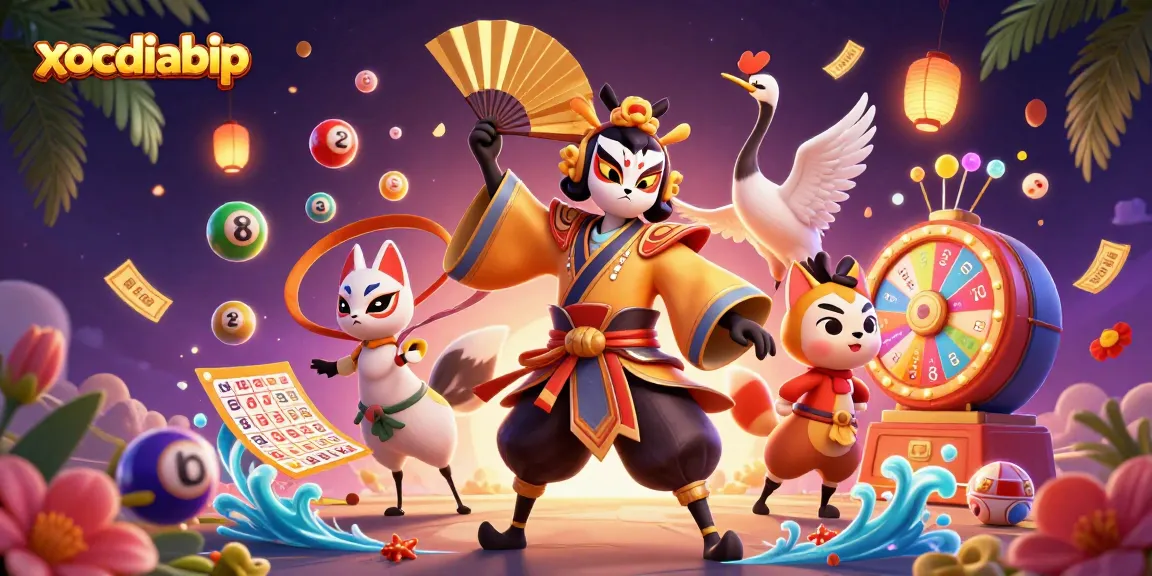 Xocdiabip brings excitement with vibrant lottery balls and dynamic gaming elements.