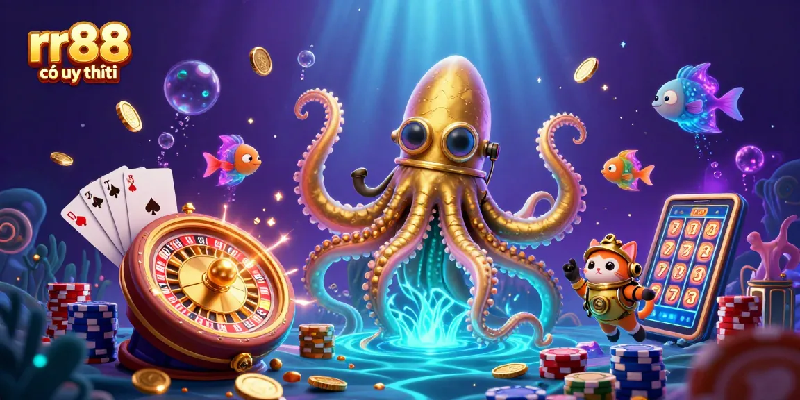 Experience thrilling games at rr88 có uy tín with golden kraken and dynamic casino elements.