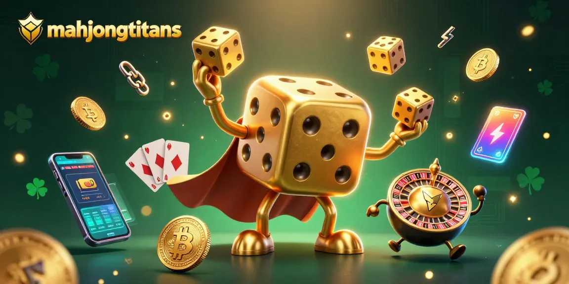 Experience mahjongtitans with vibrant 3D characters and dynamic gaming elements in a lively casino scene.