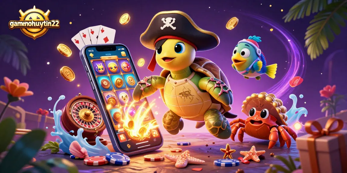 Experience thrilling gameplay at gamenohuuytin22 with colorful slots and vibrant characters from the underwater casino scene.