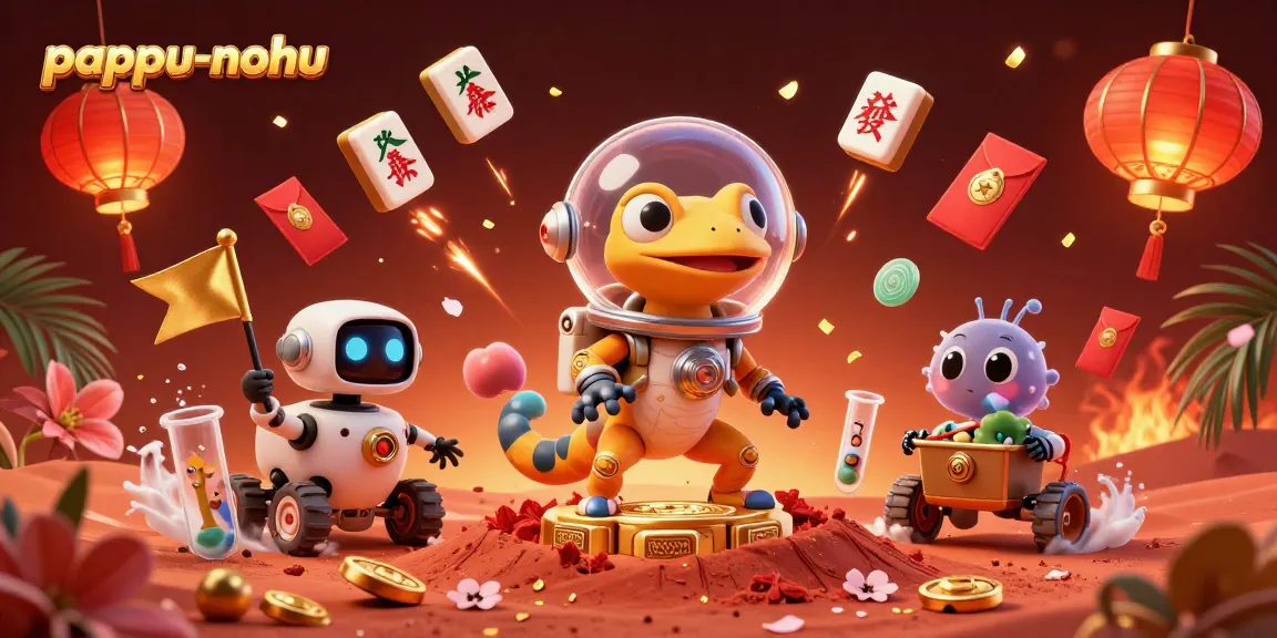 Experience the excitement of pappu-nohu in this vibrant casino-themed illustration.