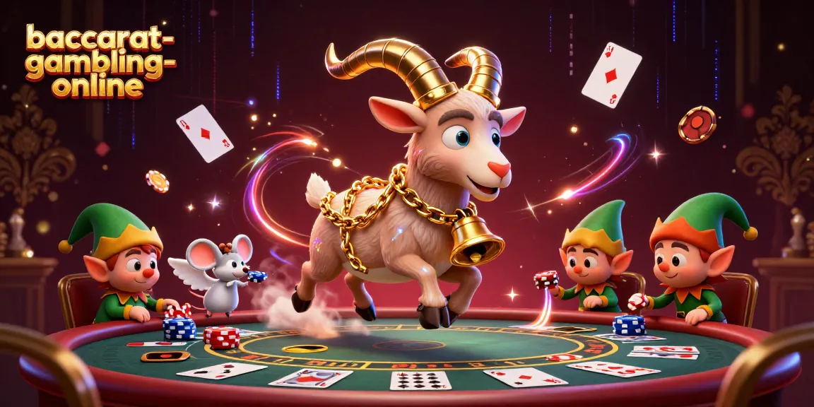 Baccarat-gambling-online scene showcases a spooky festive casino with playful characters, vibrant details, and lively energy.