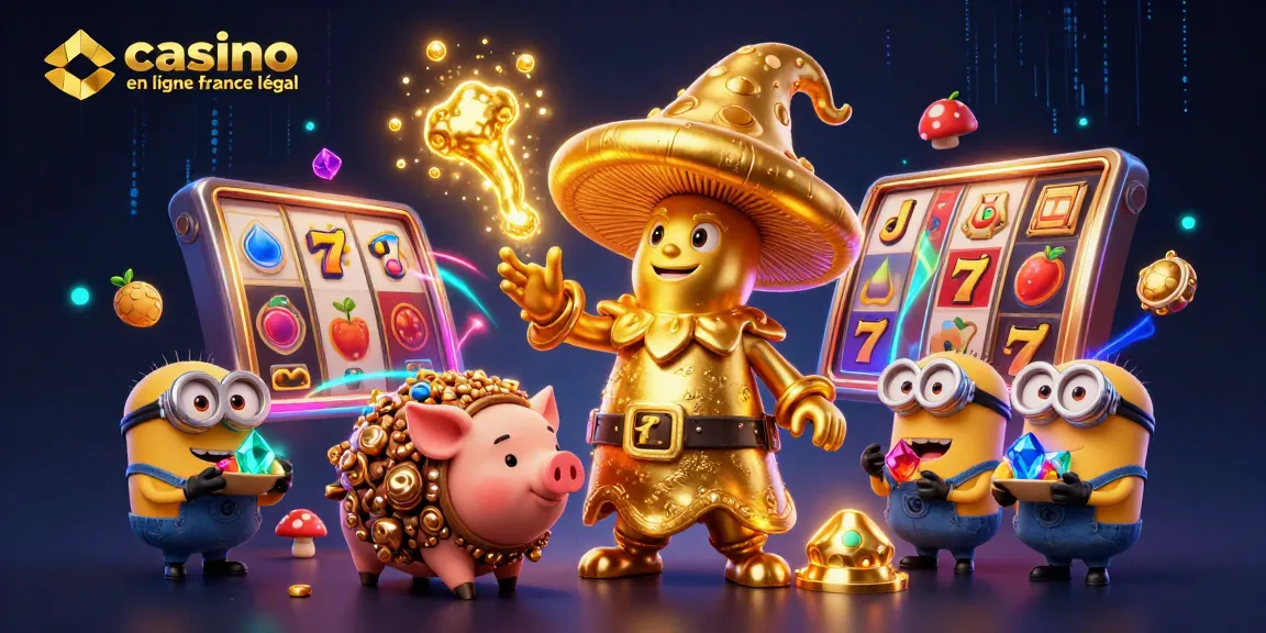 Gagnez des jackpots avec le casino en ligne légal en France pendant que le sorcier transforme des objets en or.